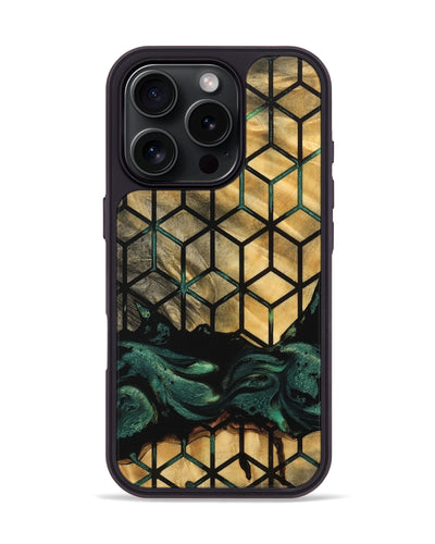 iPhone 16 Pro Wood Phone Case - Luvenia (Pattern, 742828)