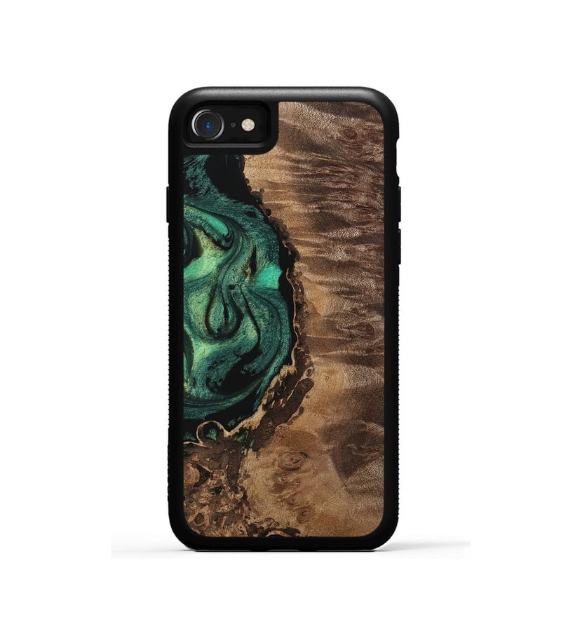 iPhone SE Wood Phone Case - Sucha (Green, 742833)