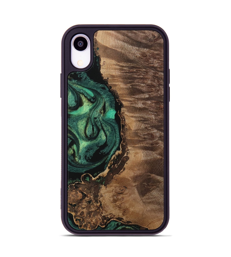 iPhone Xr Wood Phone Case - Sucha (Green, 742833)