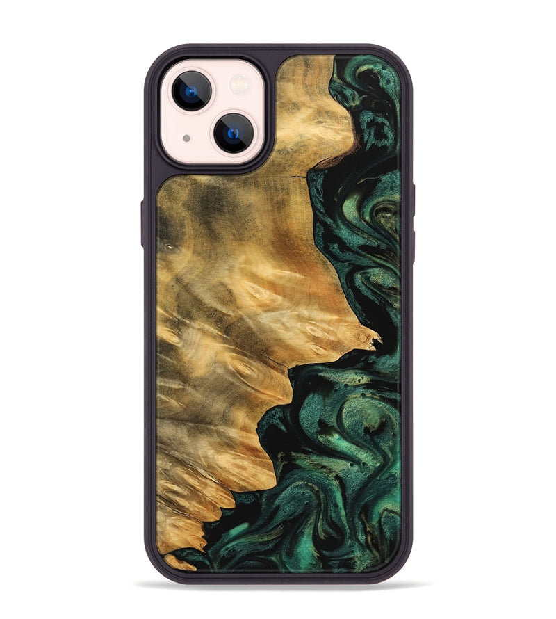 iPhone 14 Plus Wood Phone Case - Alton (Green, 742834)