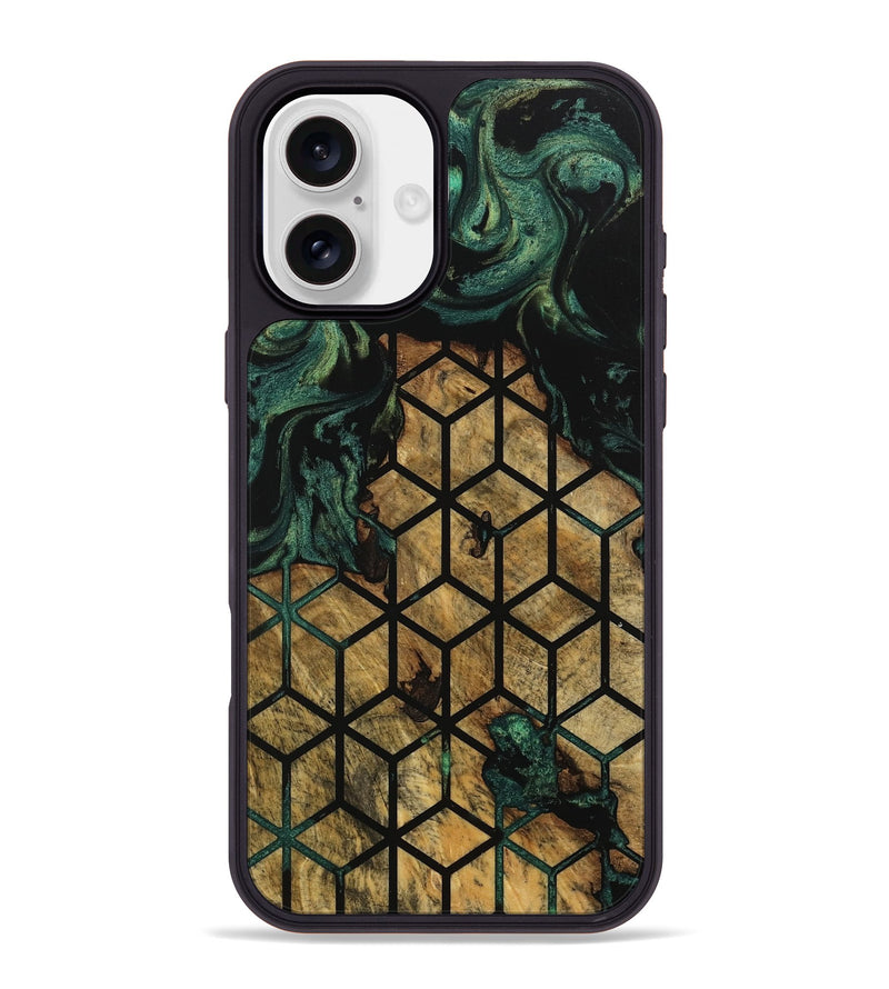 iPhone 16 Plus Wood Phone Case - Chin (Pattern, 742836)