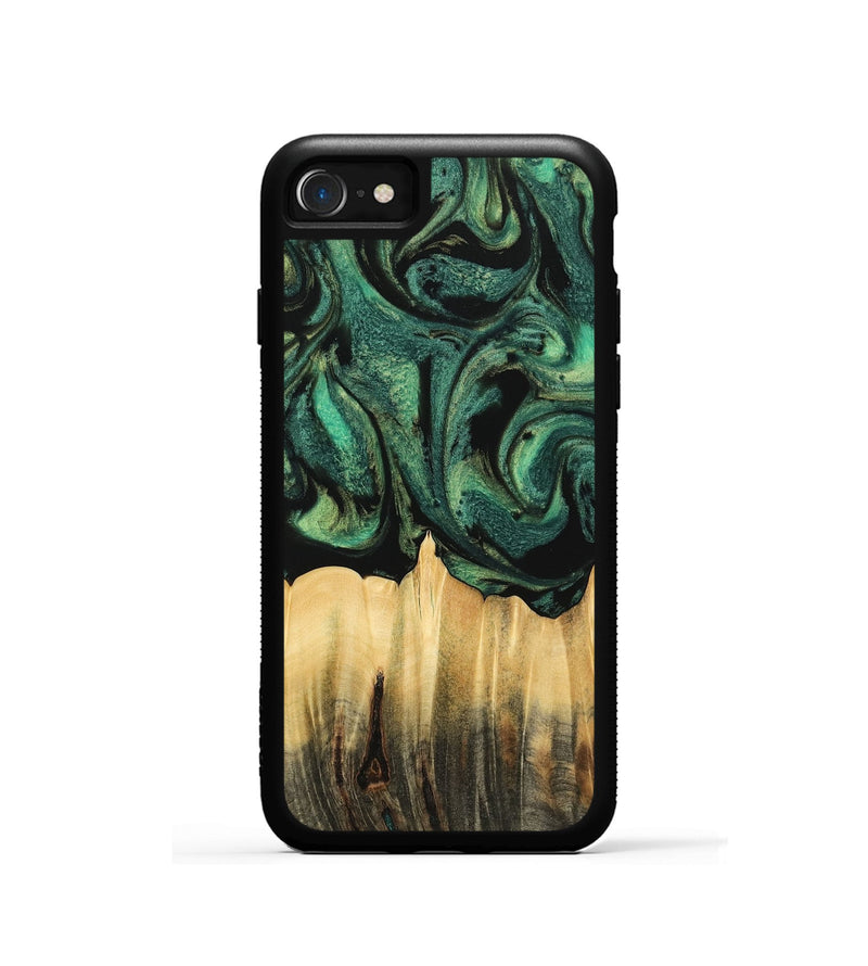 iPhone SE Wood Phone Case - Tilden (Green, 742839)