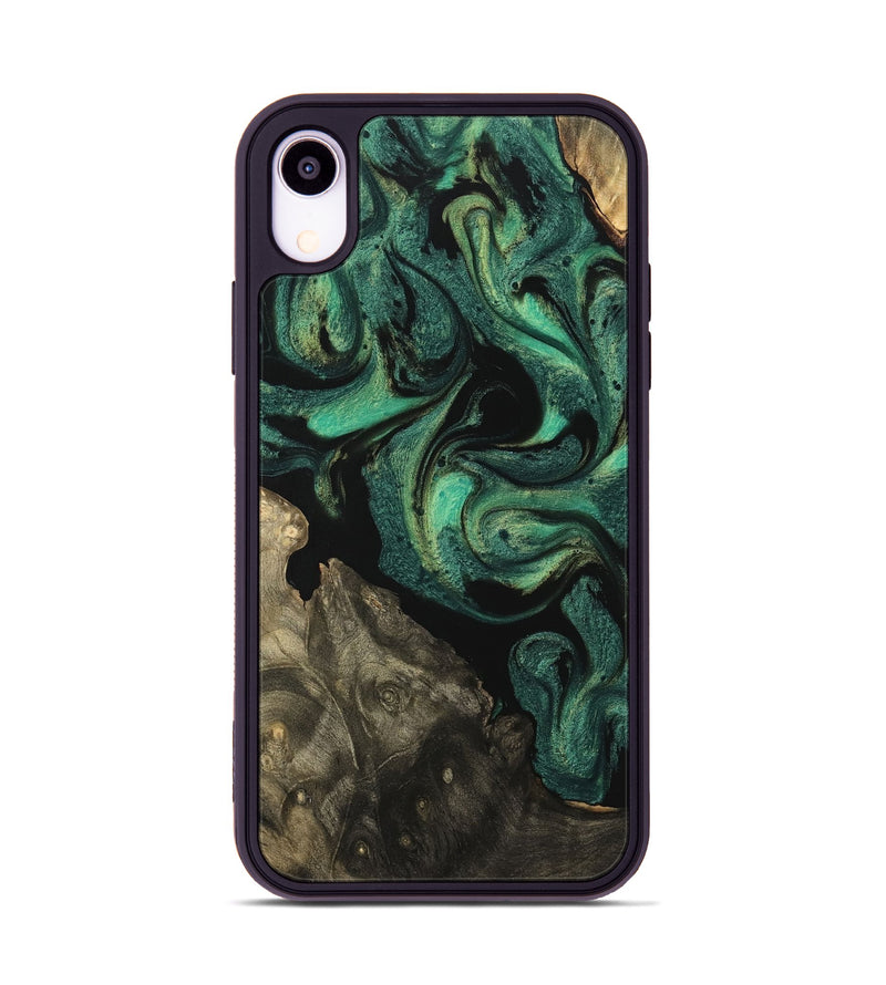 iPhone Xr Wood Phone Case - Hendrik (Green, 742840)