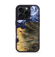 iPhone 16 Pro Wood Phone Case - Merrili (Blue, 742841)