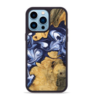 iPhone 14 Pro Max Wood Phone Case - Jakayla (Blue, 742844)