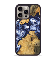 iPhone 15 Pro Max Wood Phone Case - Jakayla (Blue, 742844)