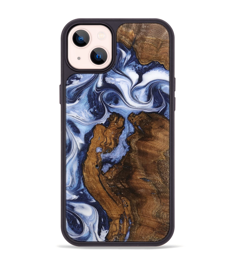 iPhone 14 Plus Wood Phone Case - Thurlow (Blue, 742845)