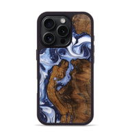 iPhone 16 Pro Wood Phone Case - Thurlow (Blue, 742845)