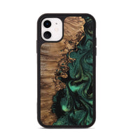 iPhone 11 Wood Phone Case - Hana (Green, 742848)