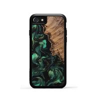 iPhone SE Wood Phone Case - Qiana (Green, 742854)