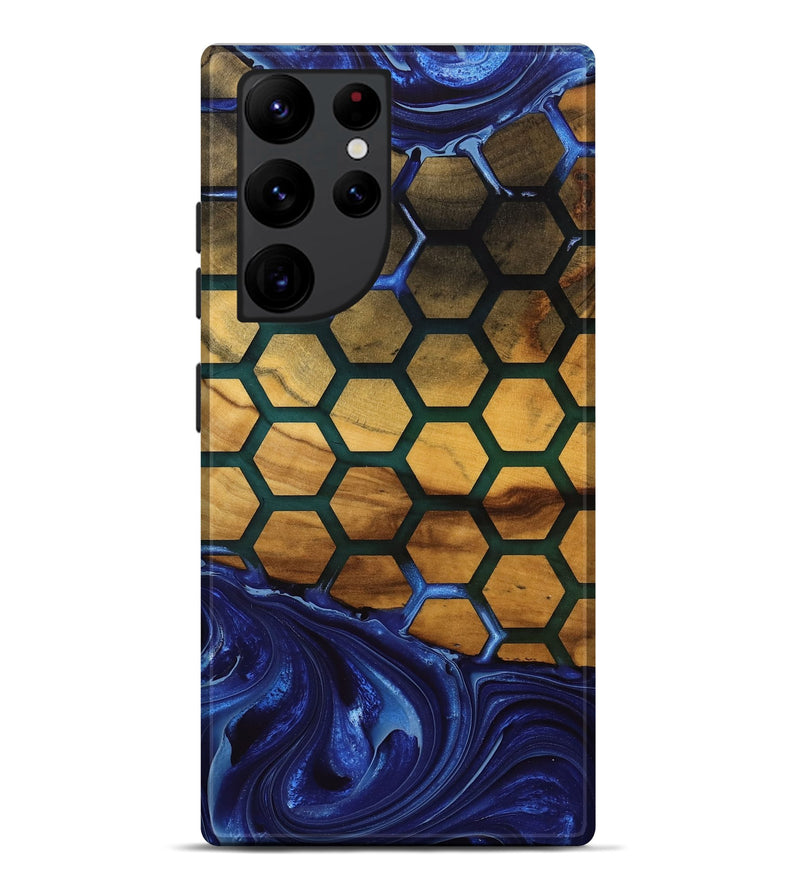 Galaxy S22 Ultra Wood Live Edge Phone Case - Elayne (Pattern, 742951)