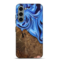 Galaxy S23 Plus Wood Live Edge Phone Case - Parveen (Blue, 742956)