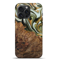 iPhone 16 Pro Max Wood Live Edge Phone Case - Colton (Black & White, 742964)