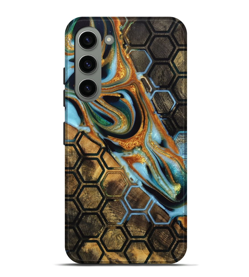 Galaxy S23 Plus Wood Live Edge Phone Case - Octavia (Pattern, 742974)