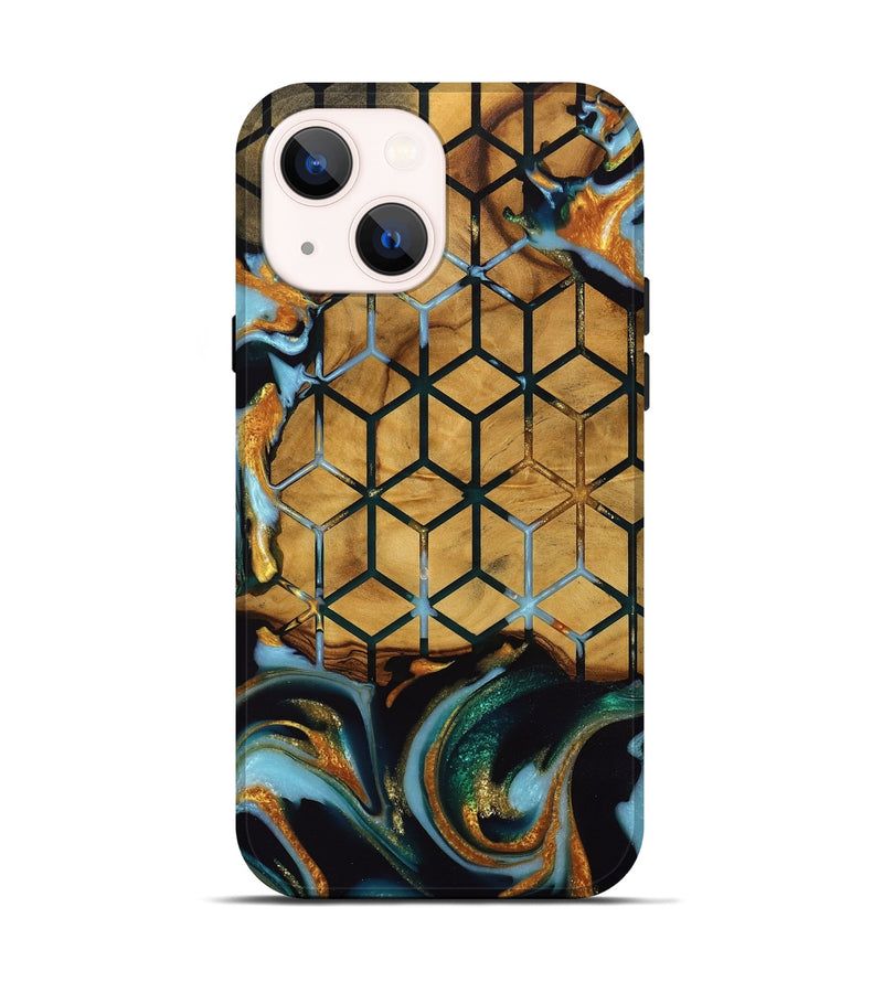 iPhone 14 Wood Live Edge Phone Case - Maurine (Pattern, 742975)