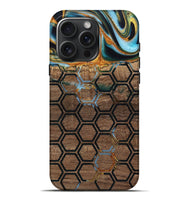 iPhone 16 Pro Max Wood Live Edge Phone Case - Marilin (Pattern, 742976)