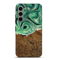 Galaxy S23 Plus Wood Live Edge Phone Case - Chrissy (Green, 742981)