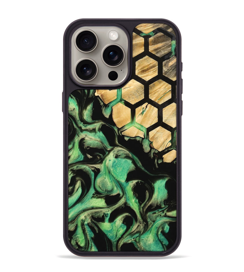 iPhone 15 Pro Max Wood Phone Case - Mindi (Pattern, 742987)