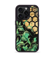 iPhone 16 Pro Wood Phone Case - Mindi (Pattern, 742987)