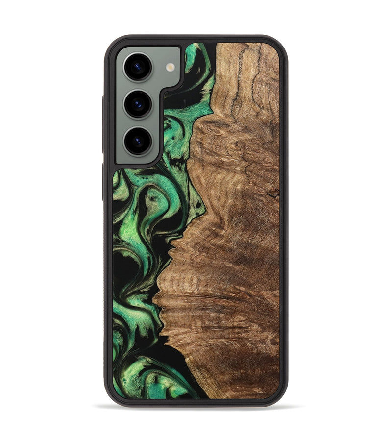 Galaxy S23 Plus Wood Phone Case - Judi (Green, 742990)