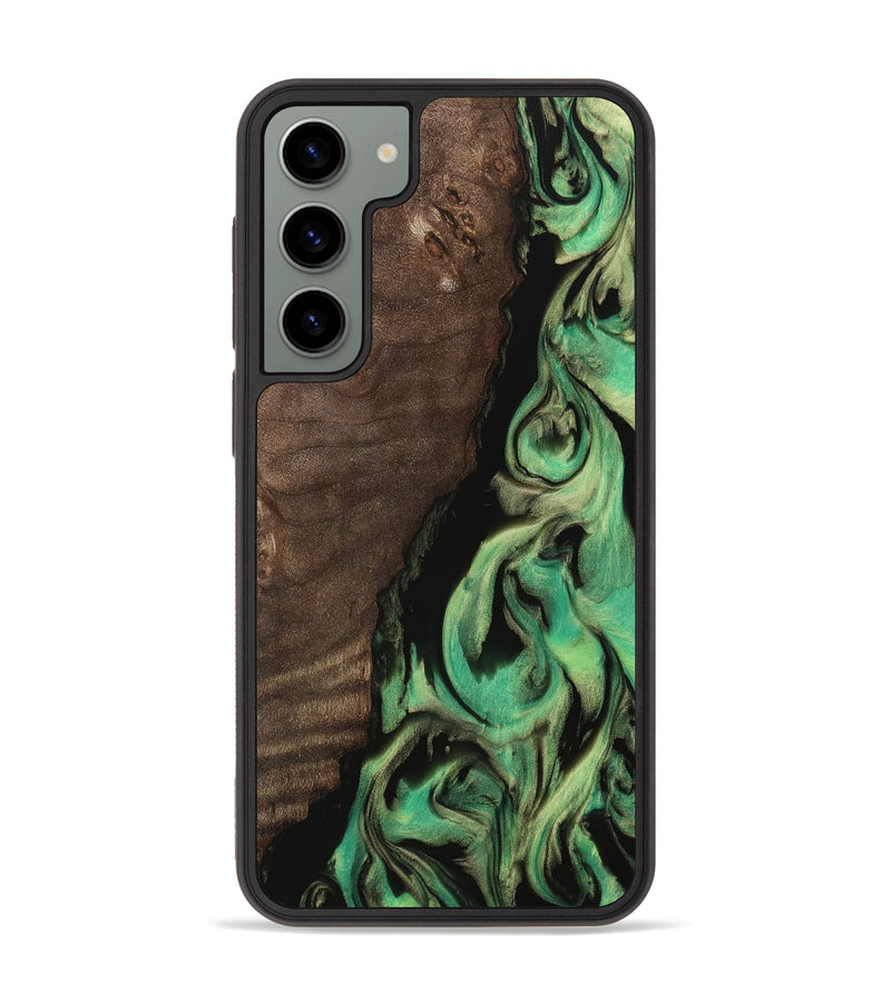 Galaxy S23 Plus Wood Phone Case - Ayako (Green, 743008)