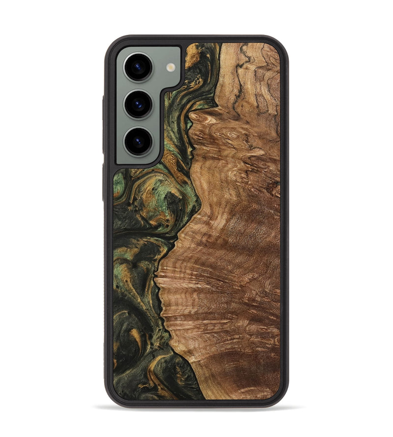 Galaxy S23 Plus Wood Phone Case - Breena (Green, 743010)