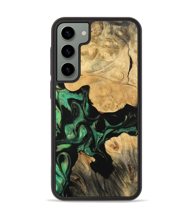 Galaxy S23 Plus Wood Phone Case - Walter (Green, 743015)