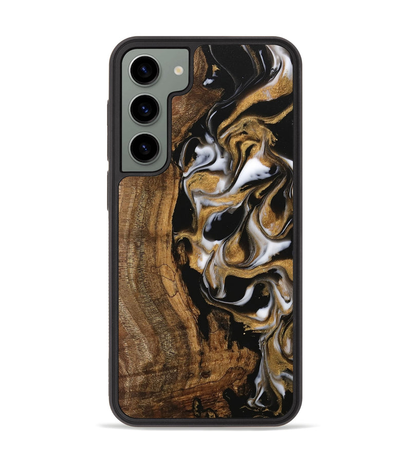 Galaxy S23 Plus Wood Phone Case - Valida (Black & White, 743018)