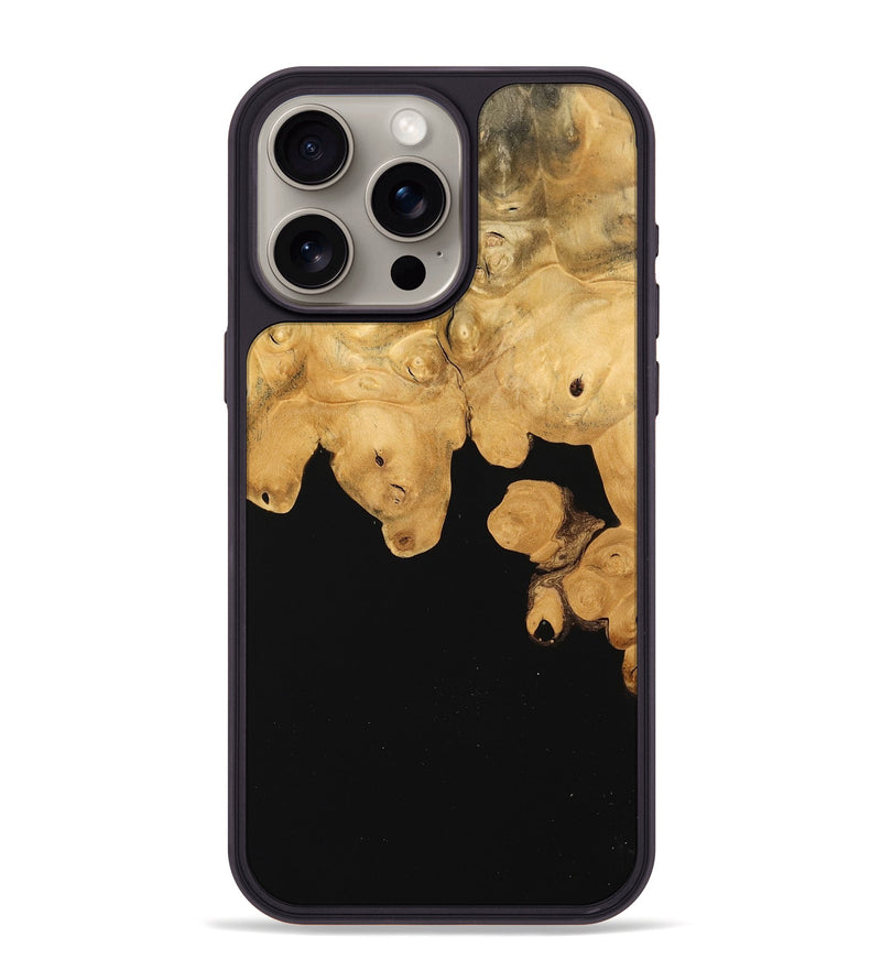 iPhone 15 Pro Max Wood Phone Case - Leona (Wood Burl, 743019)