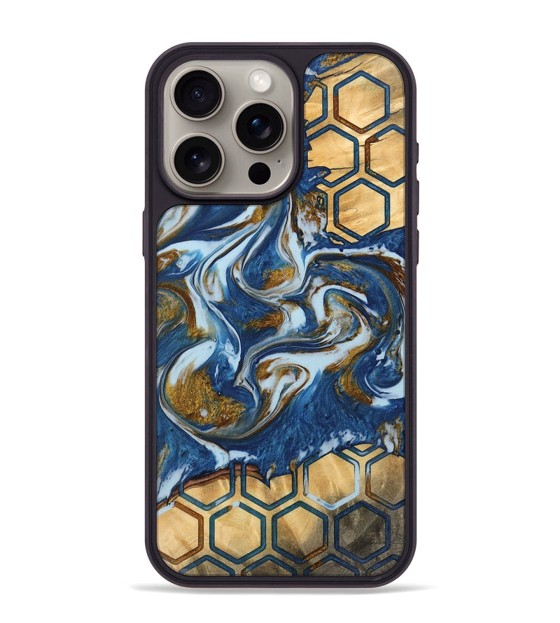 iPhone 15 Pro Max Wood Phone Case - Shuang (Pattern, 743051)