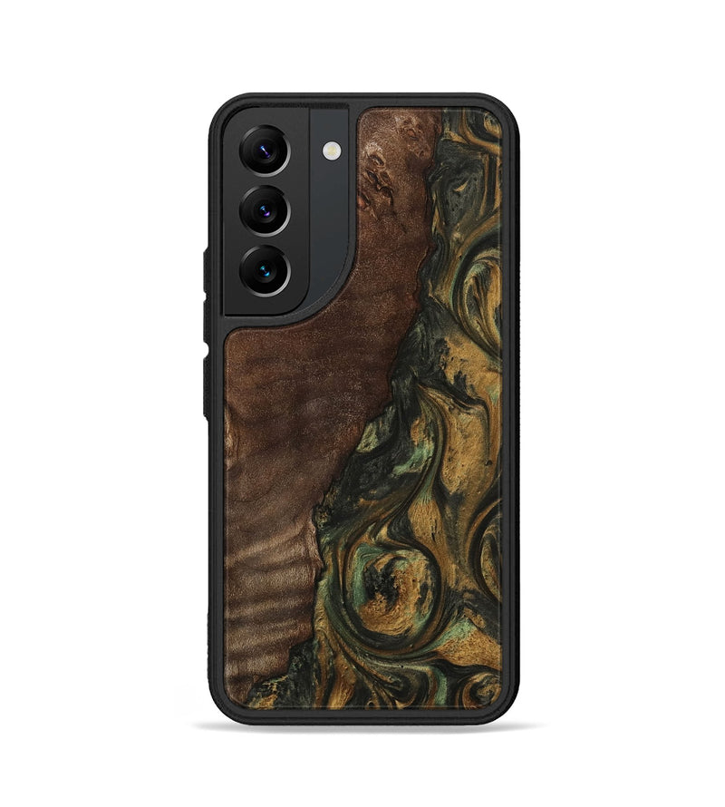 Galaxy S22 Wood Phone Case - Kylee (Green, 743062)