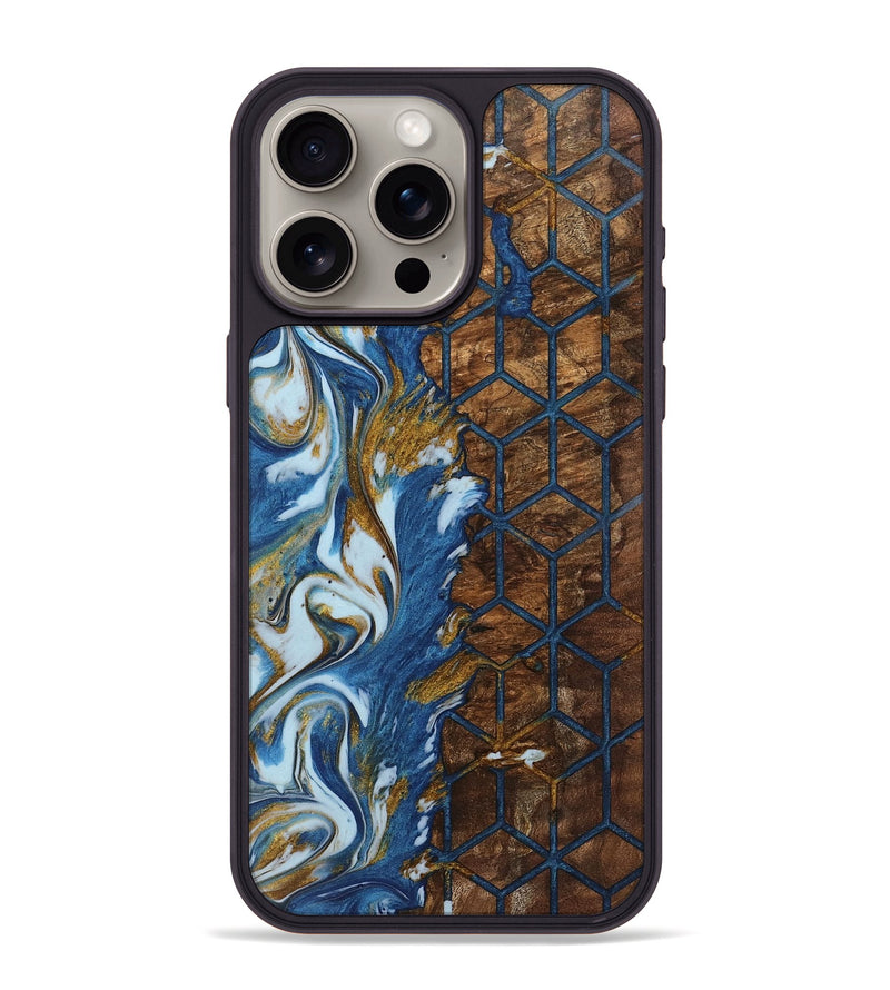 iPhone 15 Pro Max Wood Phone Case - Gunter (Pattern, 743069)