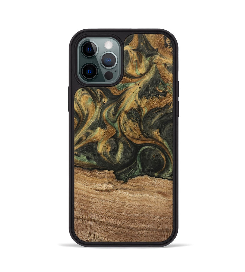 iPhone 12 Pro Wood Phone Case - Tidwell (Green, 743075)