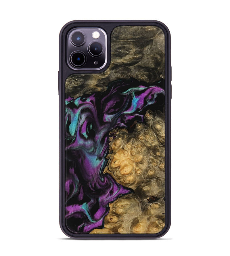 iPhone 11 Pro Max Wood Phone Case - Tamatha (Purple, 743079)