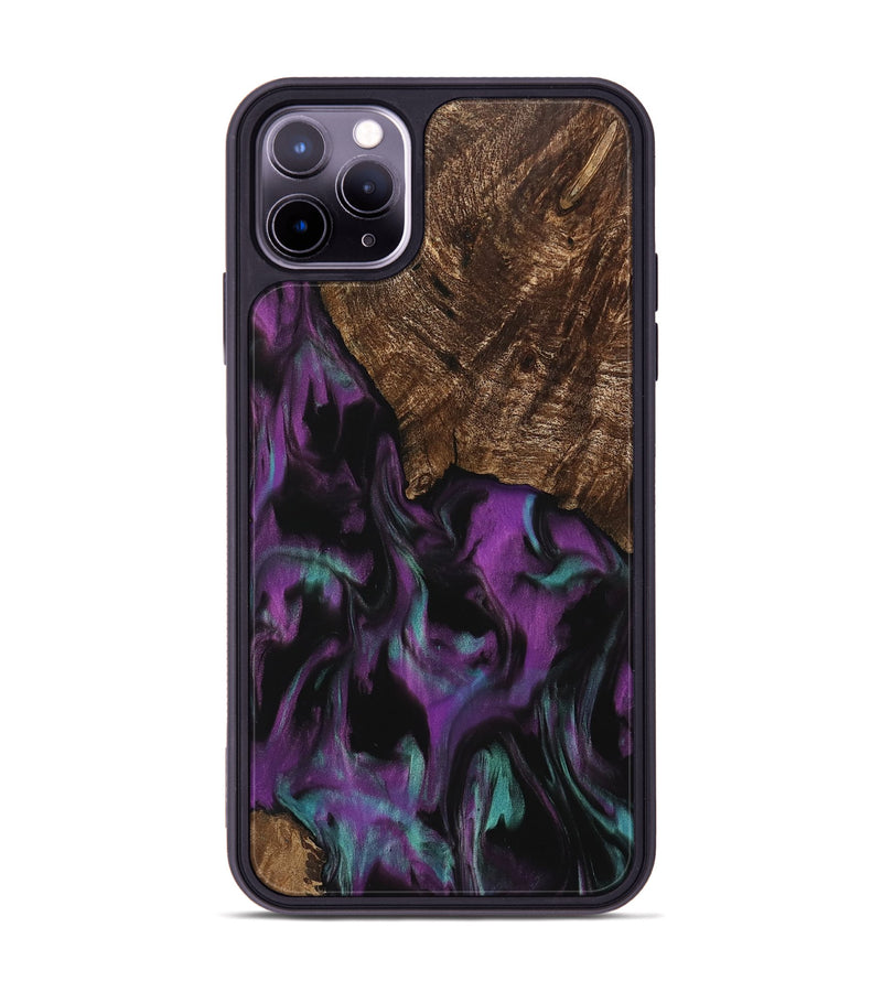 iPhone 11 Pro Max Wood Phone Case - Buck (Purple, 743100)