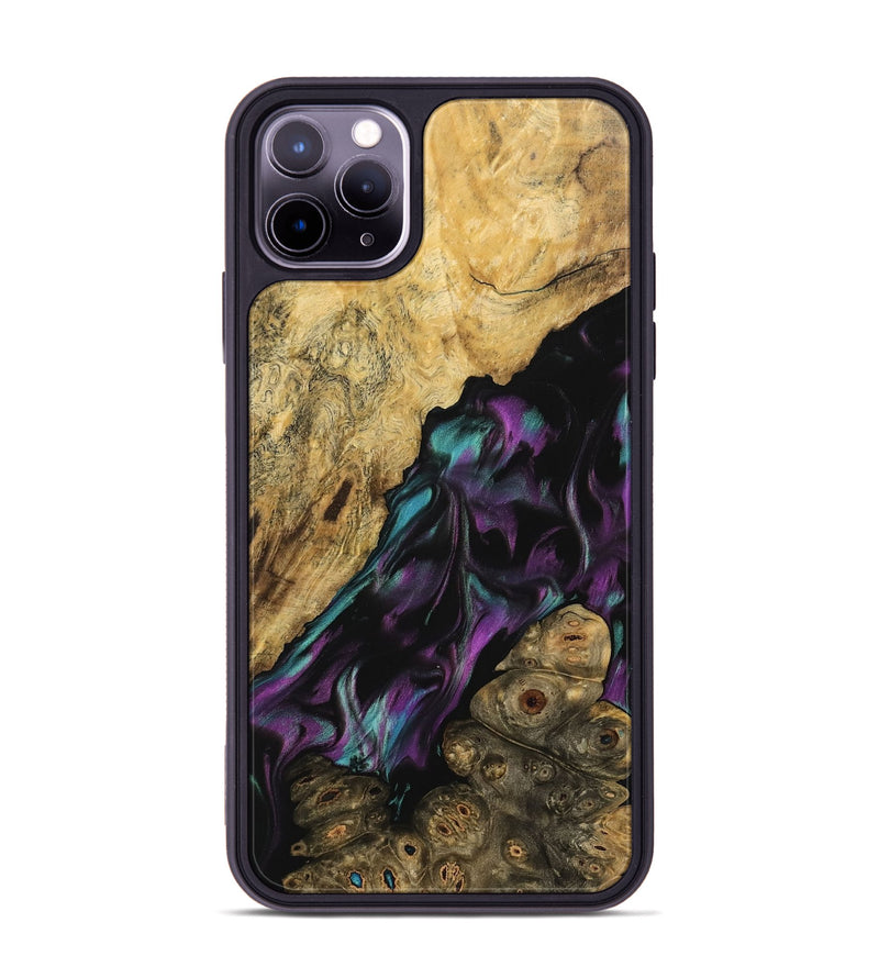 iPhone 11 Pro Max Wood Phone Case - Vivyan (Purple, 743101)