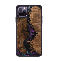 iPhone 11 Pro Max Wood Phone Case - Gyula (Purple, 743113)