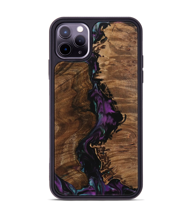 iPhone 11 Pro Max Wood Phone Case - Gyula (Purple, 743113)