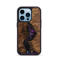 iPhone 14 Pro Wood Phone Case - Gyula (Purple, 743113)