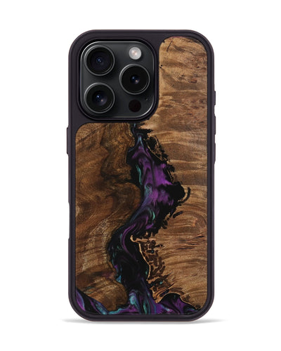 iPhone 16 Pro Wood Phone Case - Gyula (Purple, 743113)