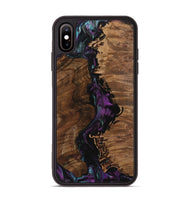 iPhone Xs Max Wood Phone Case - Gyula (Purple, 743113)