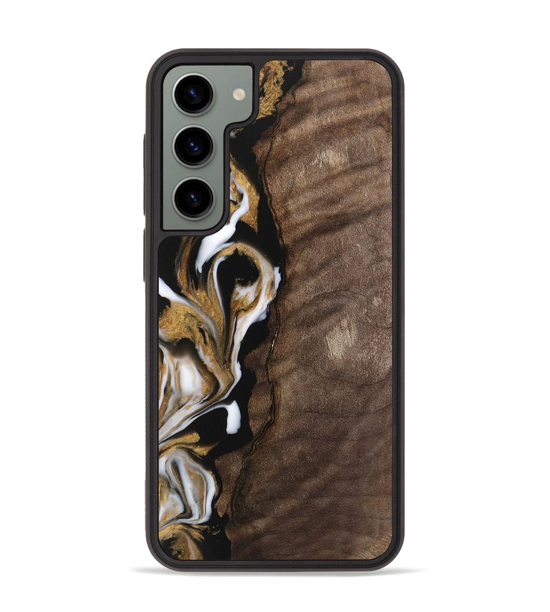 Galaxy S23 Plus Wood Phone Case - Orland (Black & White, 743127)