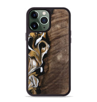 iPhone 13 Pro Max Wood Phone Case - Orland (Black & White, 743127)