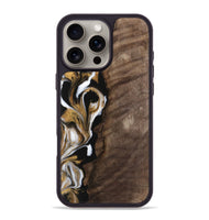 iPhone 16 Pro Max Wood Phone Case - Orland (Black & White, 743127)