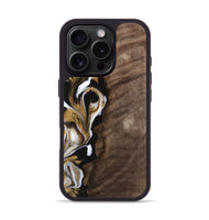 iPhone 16 Pro Wood Phone Case - Orland (Black & White, 743127)