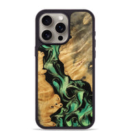 iPhone 15 Pro Max Wood Phone Case - Ericka (Green, 743140)