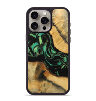 iPhone 15 Pro Max Wood Phone Case - Kaylie (Green, 743143)