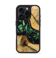 iPhone 16 Pro Wood Phone Case - Kaylie (Green, 743143)