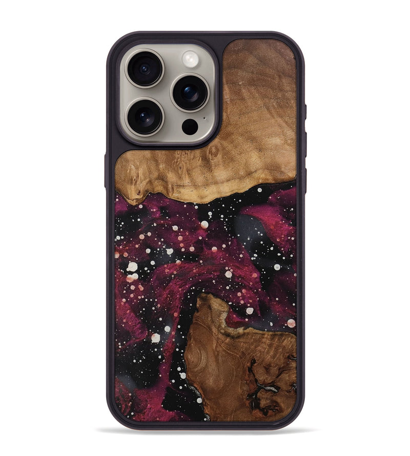 iPhone 15 Pro Max Wood Phone Case - Dasha (Cosmos, 743149)