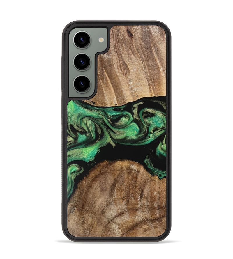 Galaxy S23 Plus Wood Phone Case - Liddie (Green, 743161)